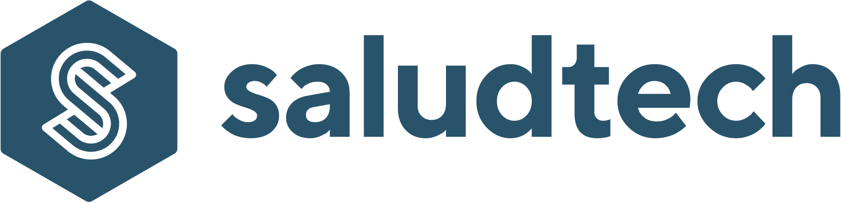 Saludtech logo azul